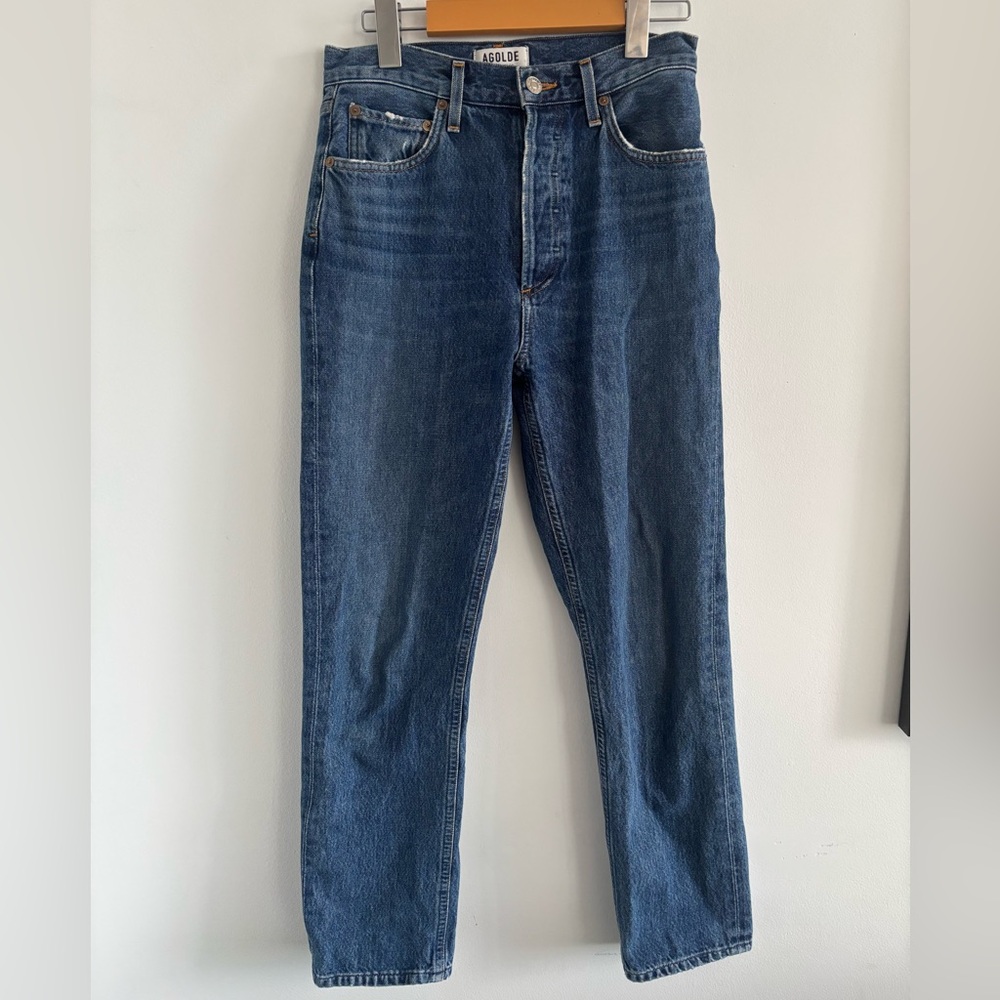 AGOLDE - Riley High Rise Straight Crop - Size 25
